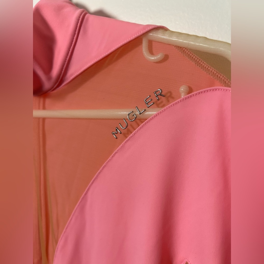 Mugler x HM Pink Cut-Out Long Sleeve Dress - Picture 3 of 8